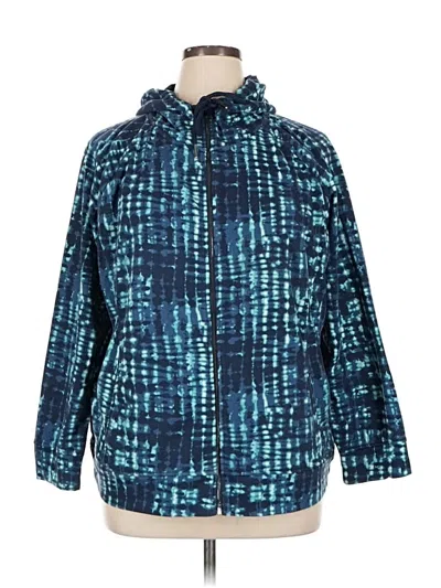 Pre-owned H By Halston Snow Jacket In Blue