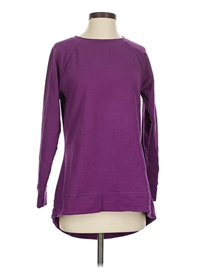 Pre-owned H By Halston Sweatshirt In Purple