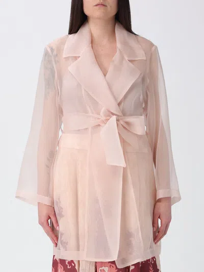 H Couture Coat Woman  In Brown