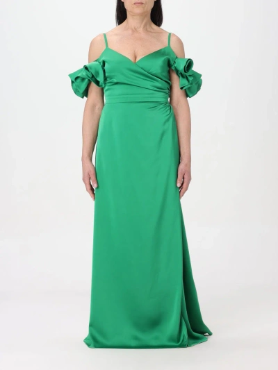 H Couture Dress  Woman Colour Green