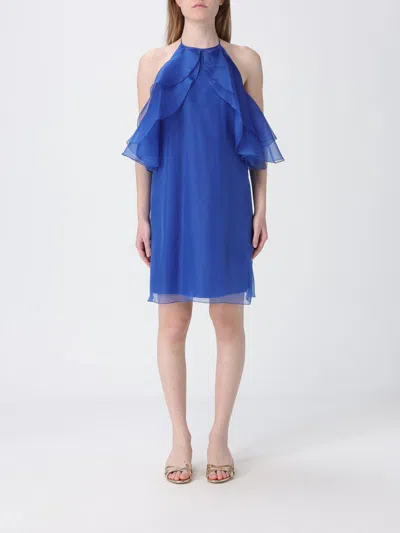 H Couture Dress Woman  In Blue