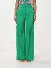 H Couture Pants  Woman Color Green In 绿色