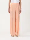 H Couture Pants  Woman Color Peach In Peach