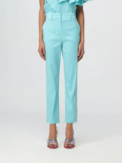 H Couture Trousers  Woman Colour Water