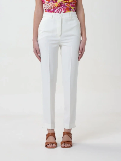 H Couture Pants  Woman Color Yellow Cream In Yellow Cream