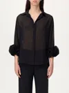 H Couture Shirt  Woman Color Black In Black