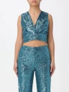 H Couture Top  Woman Color Green In Green