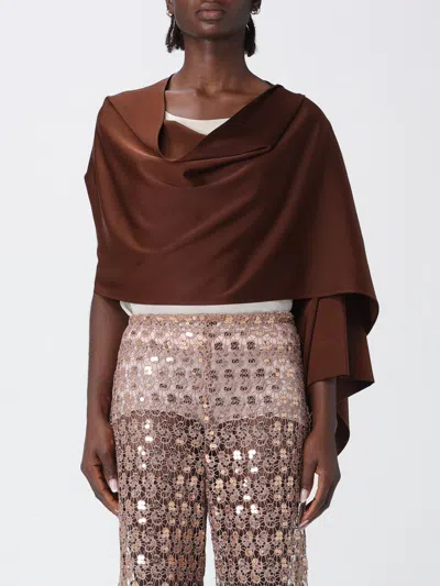 H Couture Top Woman  In Brown