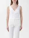 H Couture Top  Woman Color Yellow Cream
