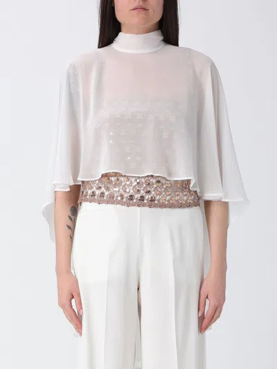 H Couture Top  Woman Color Yellow Cream In White