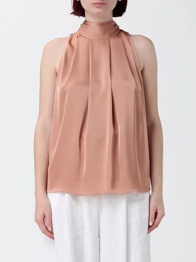 H Couture Top Woman In Brown