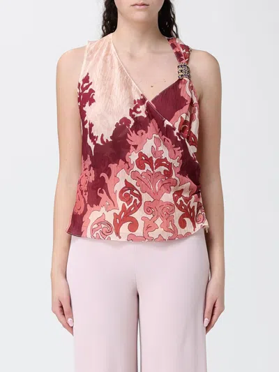 H Couture Top  Woman Color Mahogany In Brown