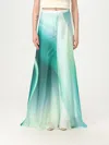 H Couture Pants  Woman Color Green In Green