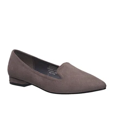 H Halston Women's Barcelona Slip On Loafers In Grey