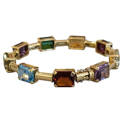 Pre-owned H. Stern 18k Yellow Gold Multi-gem Bracelet