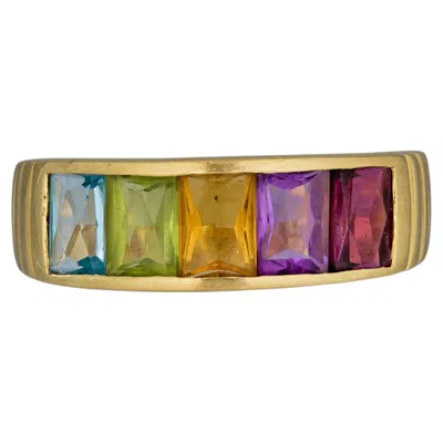Pre-owned H. Stern Multigem Band Ring In Multiple
