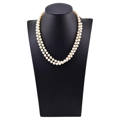 Pre-owned H. Stern Rare H Stern Pearl Necklace With Gia Report Akoya Pearls In Multi