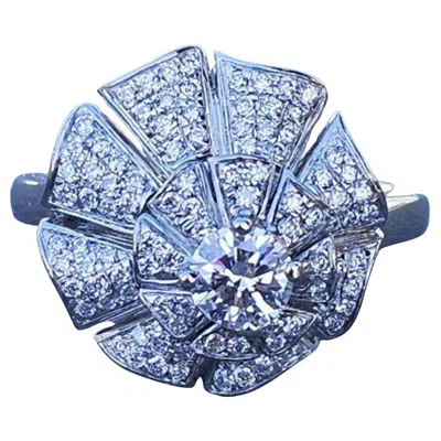 Pre-owned H. Stern Ring Gia .40ct Faint Pink Vs1 18k White Gold Genesis Sz 7