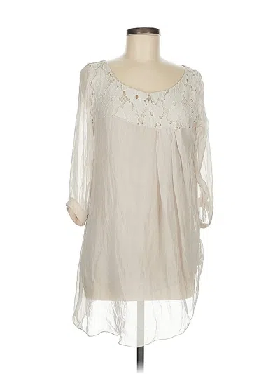Pre-owned H Trend 3/4 Sleeve Blouse In White
