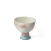 H2 Studio Blue / Red The Kissing Cup Theatre Porcelain Art Cup Deep Blue Goblet In Multi