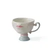 H2 Studio The Kissing Cup Theatre Porcelain Art Tableware Cup Deep Blue