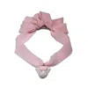 H2 Studio Women's Pink / Purple Angry Puss Baby Pink Silk Necklace Choker