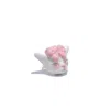 H2 Studio Women's Pink / Purple Angry Puss Porcelain Pink Bow Tie Cat Gold Plated Brass Ring