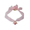 H2 Studio Women's Pink / Purple Peach It Double Sided Pink Silk Necklace