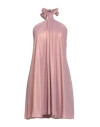 H2o Italia Woman Mini Dress Antique Rose Size M Polyester In Pink