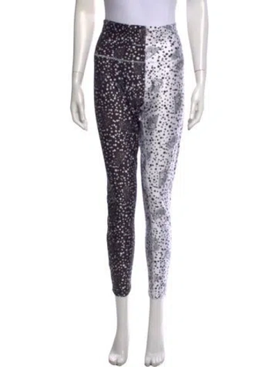 Pre-owned H2ofagerholt Patterned Skinny Leg Pants In Multi