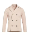 H953 Man Blazer Beige Size 40 Cotton, Polyamide, Elastane In Pink