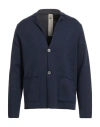 H953 Man Blazer Navy Size 42 Cotton In Blue
