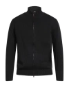 H953 Man Cardigan Black Size 42 Cotton