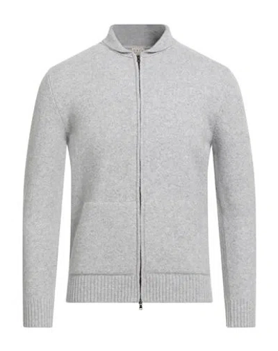 H953 Man Cardigan Light Grey Size 40 Wool, Polyamide, Elastane In Gray