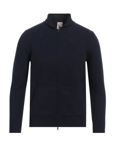 H953 Man Cardigan Midnight Blue Size 38 Wool, Polyamide, Elastane