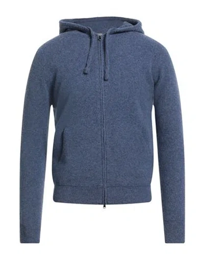 H953 MAN CARDIGAN NAVY SIZE 38 WOOL, POLYAMIDE, ELASTANE