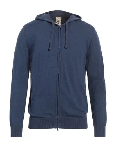 H953 Man Cardigan Navy Size 42 Cotton