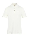 H953 Man Polo Shirt Off White Size 40 Cotton, Elastane In Off White