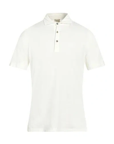 H953 Man Polo Shirt Off White Size 40 Cotton, Elastane