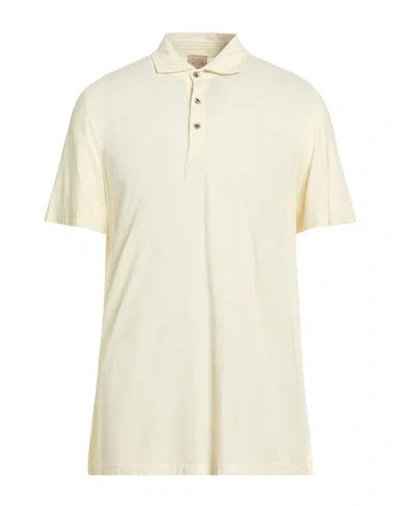H953 Man Polo Shirt Yellow Size 46 Cotton In Neutral