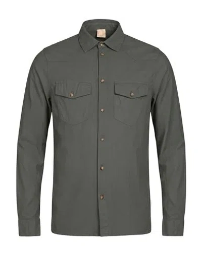 H953 Man Shirt Grey Size 36 Cotton In Gray