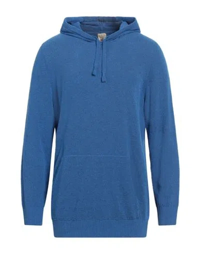 H953 Man Sweater Azure Size 44 Cotton, Nylon In Multi