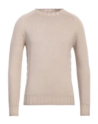 H953 Man Sweater Beige Size 38 Merino Wool In Neutral
