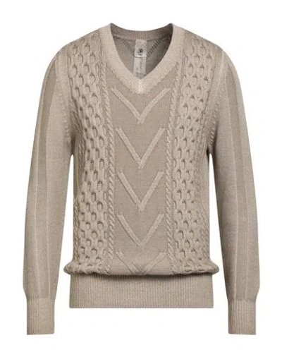 H953 MAN SWEATER BEIGE SIZE 40 MERINO WOOL