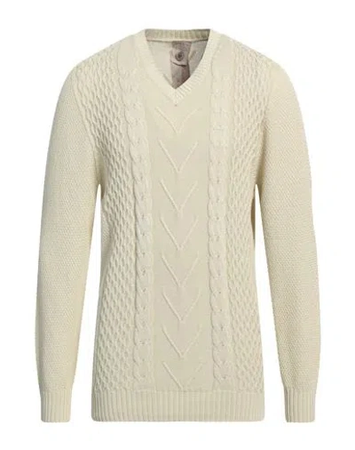 H953 Man Sweater Beige Size 44 Cotton In Neutral