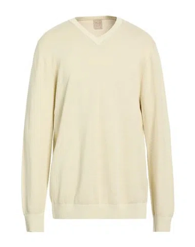 H953 Man Sweater Beige Size 44 Cotton In Neutral