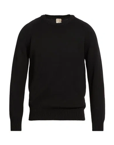 H953 Man Sweater Black Size 40 Merino Wool
