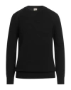 H953 Man Sweater Black Size 42 Merino Wool