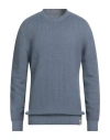 H953 Man Sweater Steel Grey Size 36 Merino Wool