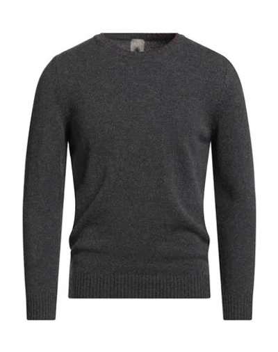 H953 Man Sweater Charcoal Size 40 Wool In Gray
